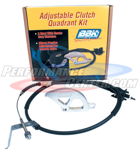 BBK Aluminum Clutch Quadrant & Cable Kit