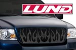 Lund Polished Aluminum 3D Flame Grille