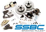 Stainless Steel Brake Corporation (SSBC) Big Brake Front Disc Brake Kit