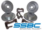 Stainless Steel Brake Corporation (SSBC) Big Rotor / Caliper Relocation Kit