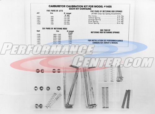 Edelbrock Performer Series Carburetor Tuning Kit