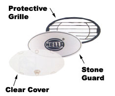 Hella Protective Grille For FF Series 100 Lamps