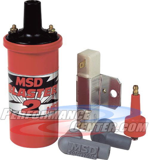 MSD Red Blaster Coil For Points, Electronic, Or MSD Ignitions