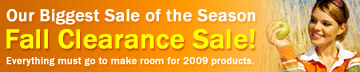 Fall Clearance Sale