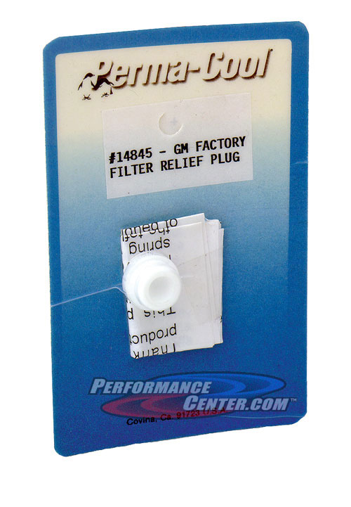 Perma Cool Chevrolet Oil Filter Bypass Relief Valve Plug